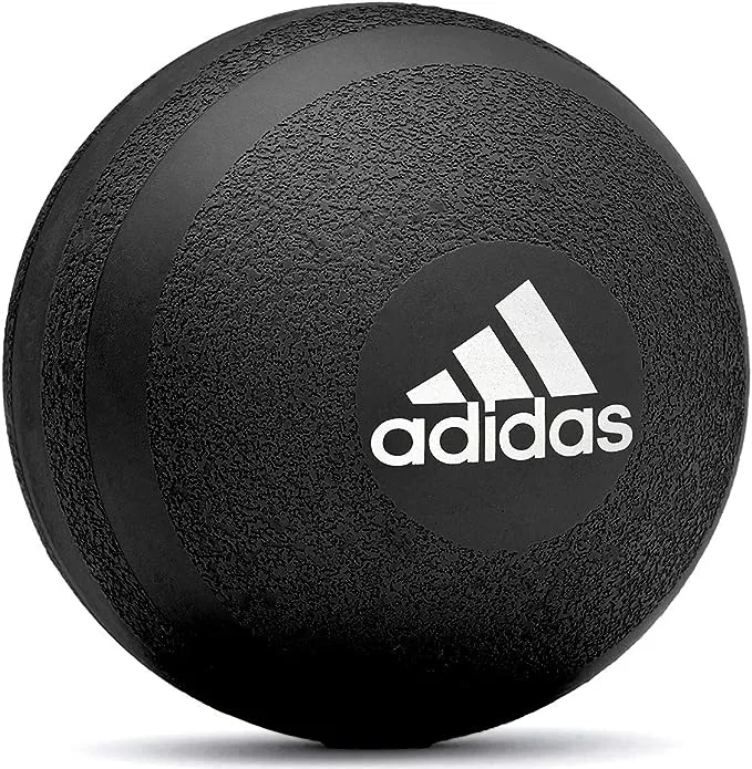 Масажний м'яч Adidas гума 8,3 см чорний