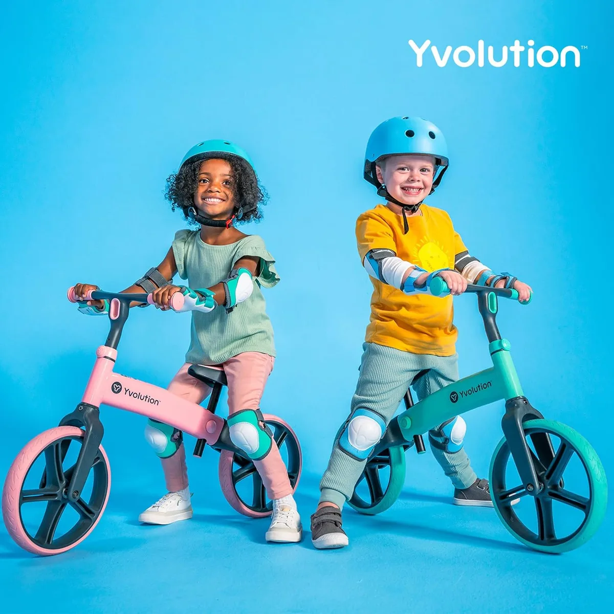Беговел YVolution Yvelo розовый