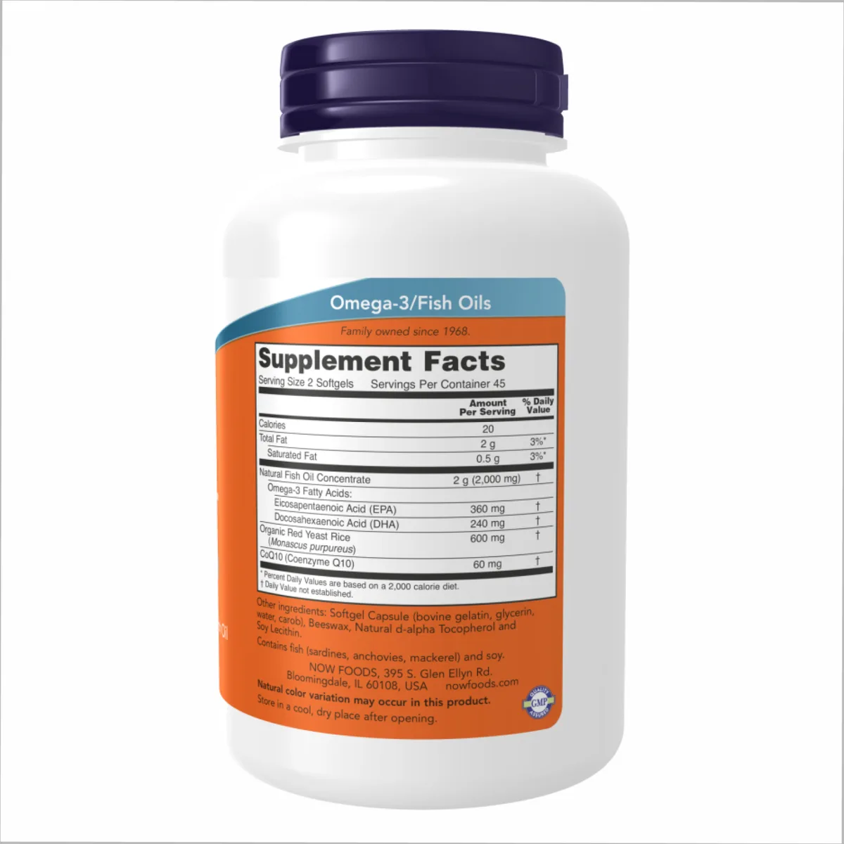 Red Omega Now Foods омега-3 жирні кислоти 180 капсул