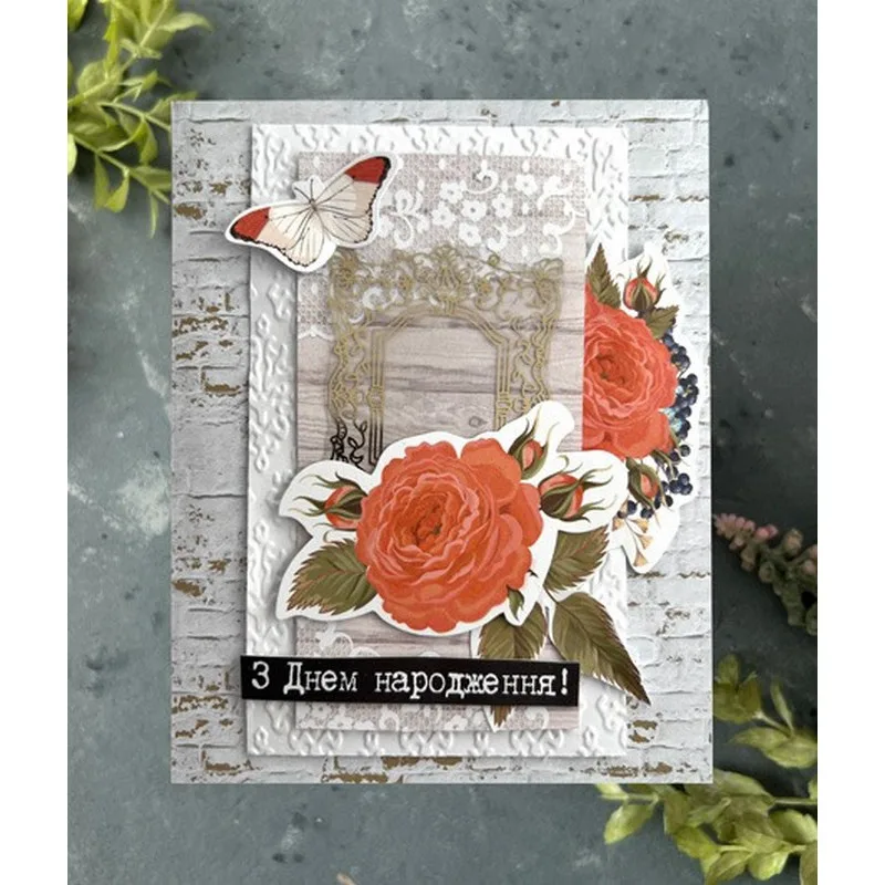 Набір для створення листівок Fabrika Decoru 12х15 см картон рожевий 6 шт