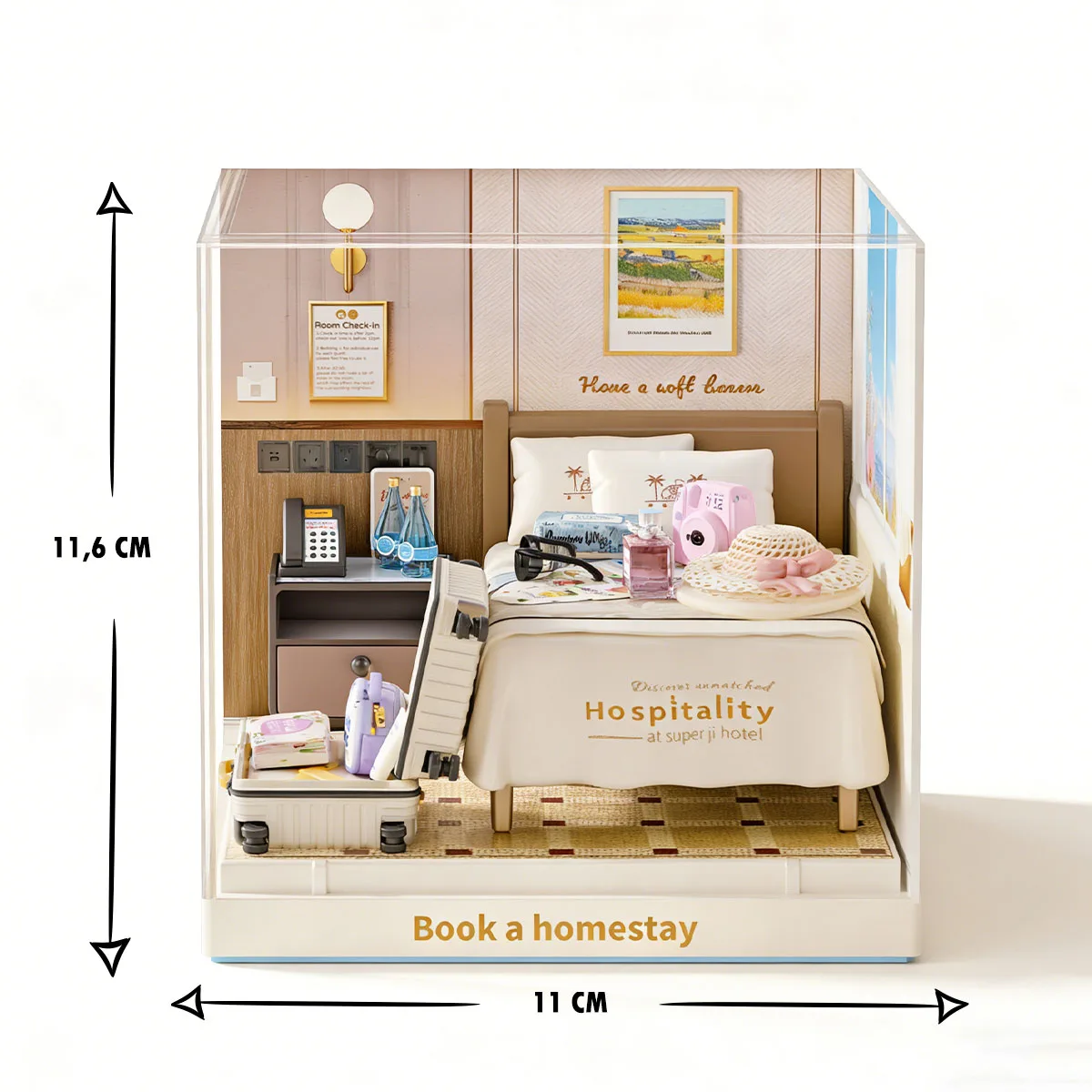 Конструктор-румбокс Mini House АБС-пластик 11х11х11,6 см
