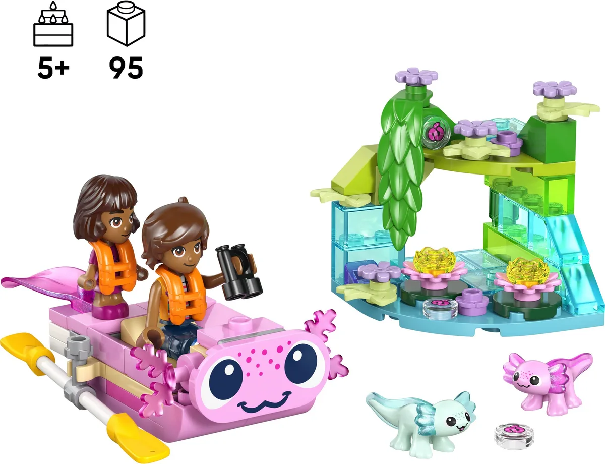Конструктор LEGO Friends Пригодницький човен «Аксолотль»