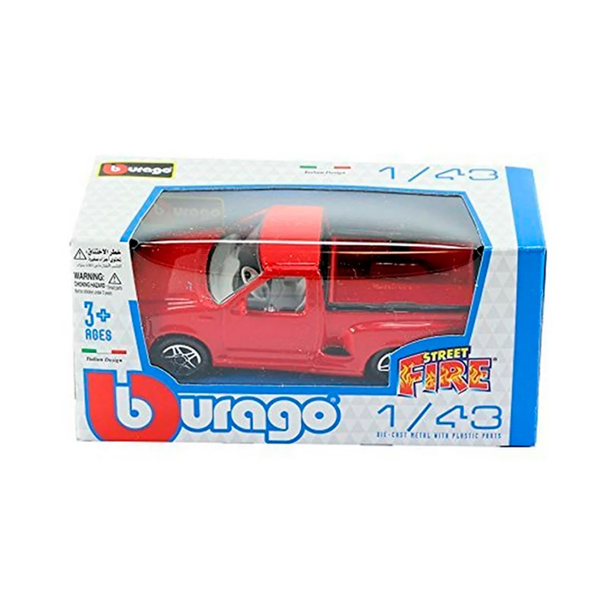 Автомоделі Bburago метал 1:43 блакитний диспенсер 24 шт