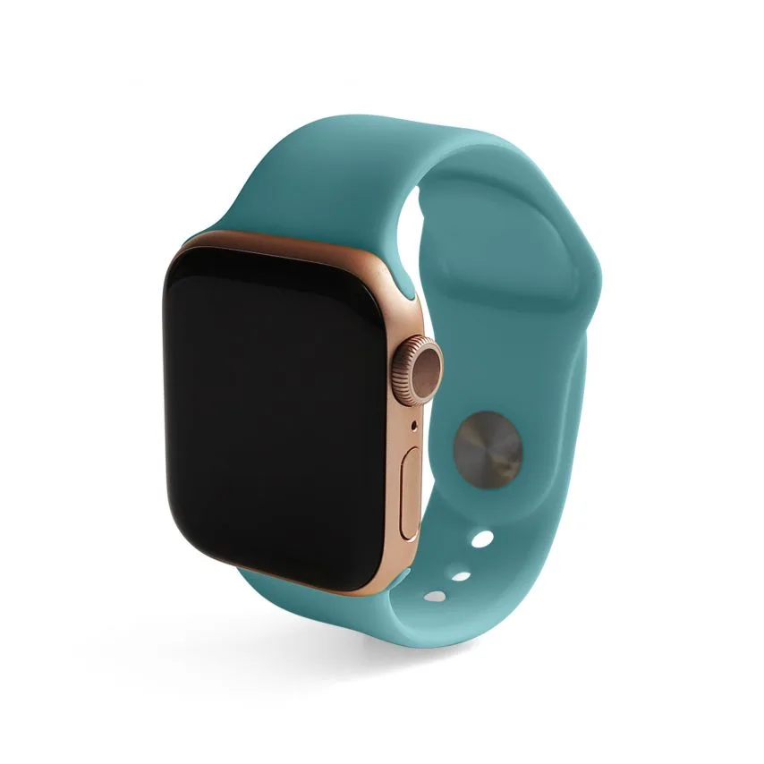 Ремінець Apple силіконовий 38-40 мм S/M темна морська хвиля