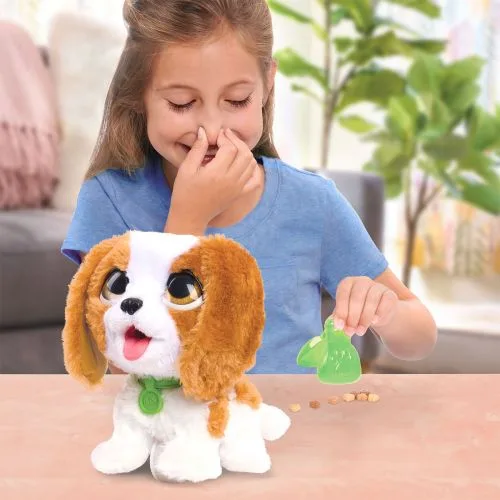 Интерактивная игрушка Furreal Poop-A-Lots Кинг Чарльз Спаниель щенок для детей 8 лет питомец для ухода