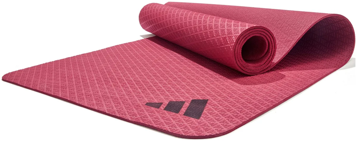 Килимок для йоги Adidas EVA 176х61 см Бордовий 4 мм
