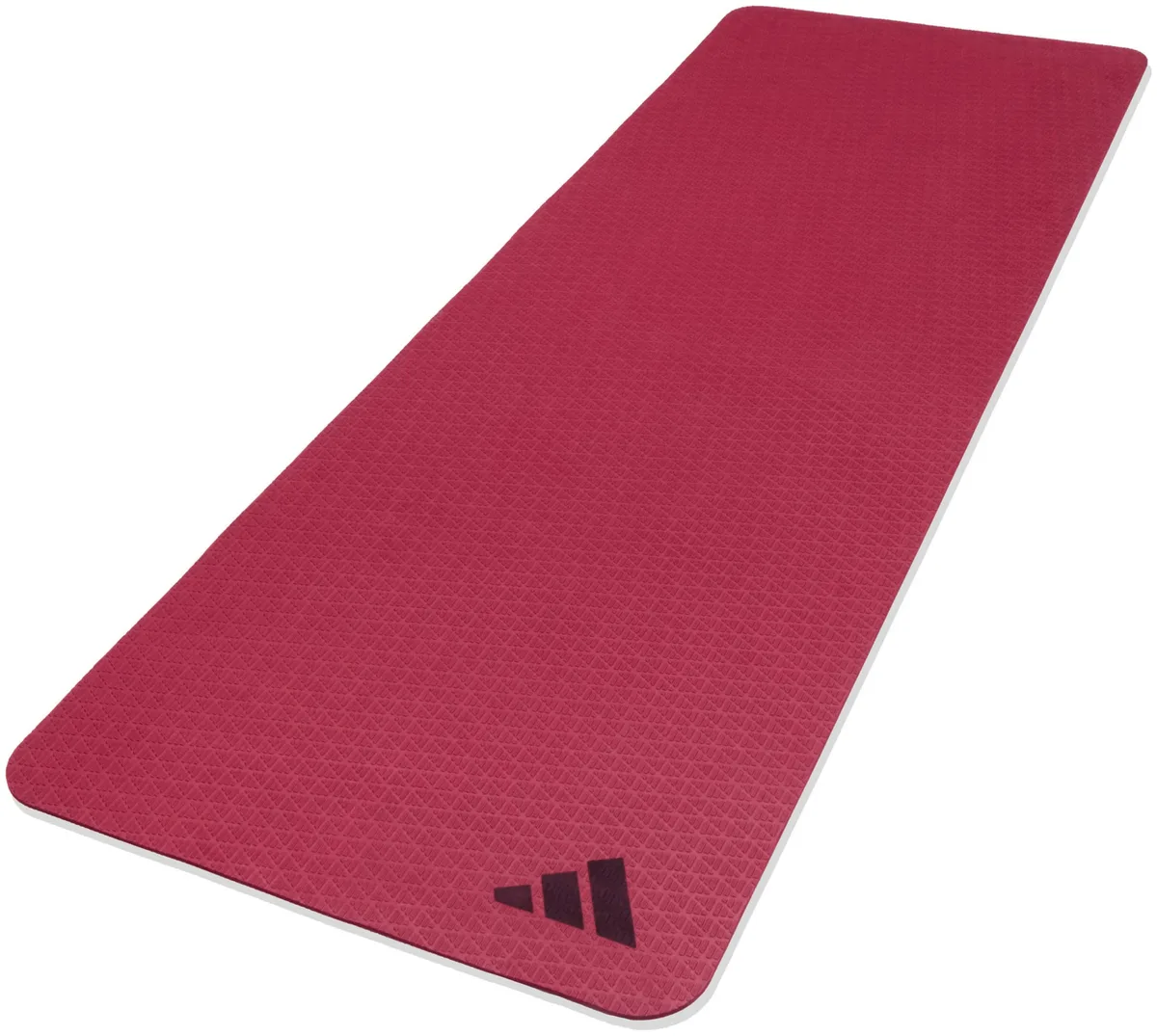 Килимок для йоги Adidas EVA 176х61 см Бордовий 4 мм