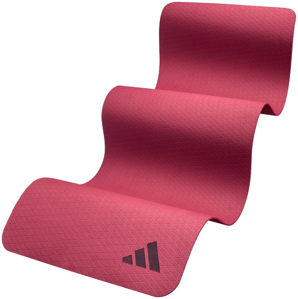 Килимок для йоги Adidas EVA 176х61 см Бордовий 4 мм