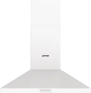 Купольна витяжка Gorenje, 60 см, продуктивність 450 м3/год, біла.