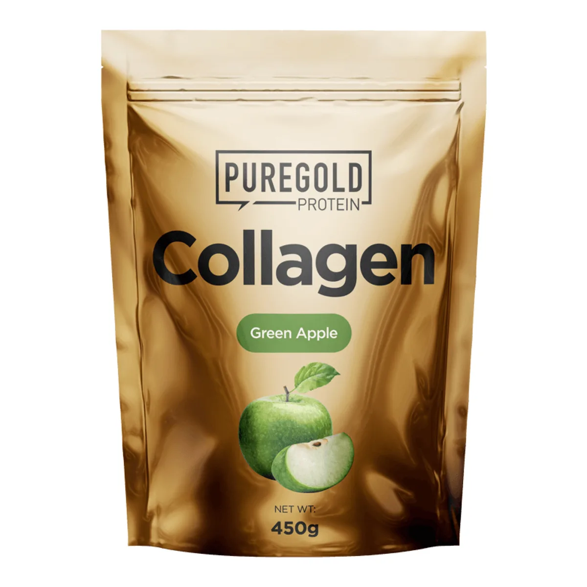 Коллаген Pure Gold Яловичий 450 г Зелене Яблуко