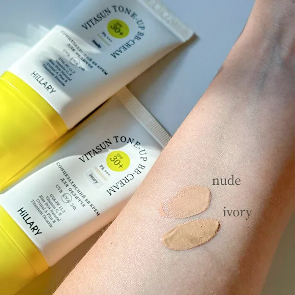 Сонцезахисний BB-крем для обличчя SPF30+ Ivory + Зволожуючий гель для вмивання з вітаміном С