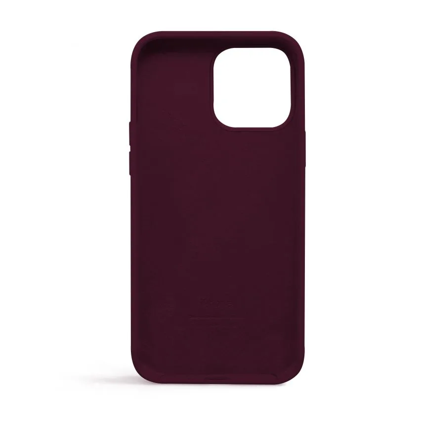 Чохол силіконовий для Apple iPhone 13 Pro Max  бордовий