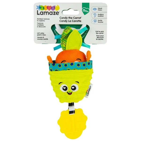 Мягкая игрушка-подвеска Lamaze с прорезывателем 14х4х19 см разноцветная