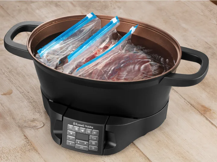 Мультиварка Russell Hobbs 6,5 л керамічна чорна 1000 Вт 8 програм приготування