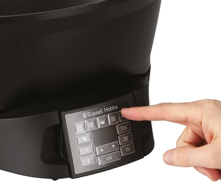 Мультиварка Russell Hobbs 6,5 л керамічна чорна 1000 Вт 8 програм приготування