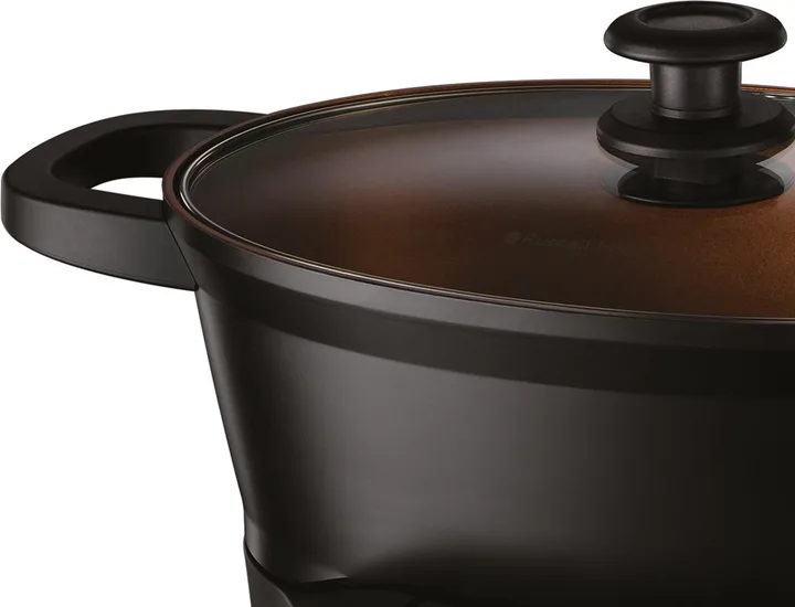 Мультиварка Russell Hobbs 6,5 л керамічна чорна 1000 Вт 8 програм приготування
