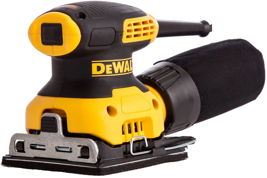 Вібраційна шліфувальна машина DeWalt 230Вт 14000об/хв 108х115мм амплітуда 1.6мм вага 1.28кг