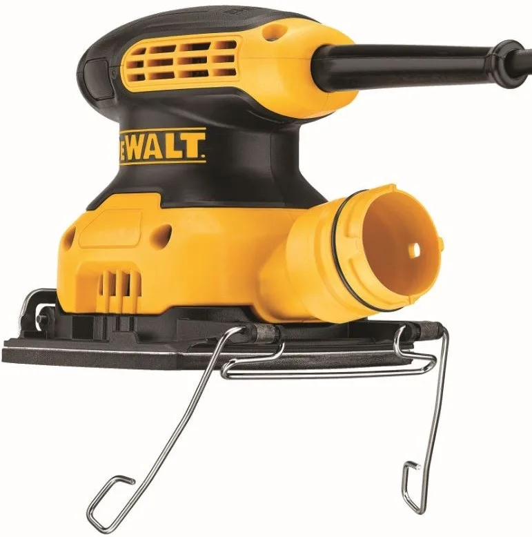 Вібраційна шліфувальна машина DeWalt 230Вт 14000об/хв 108х115мм амплітуда 1.6мм вага 1.28кг
