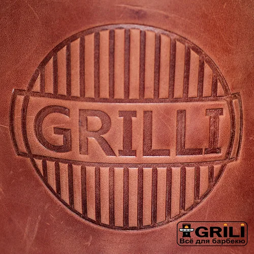 Фартух шкіряний XL GRILLI натуральна шкіра коричневий