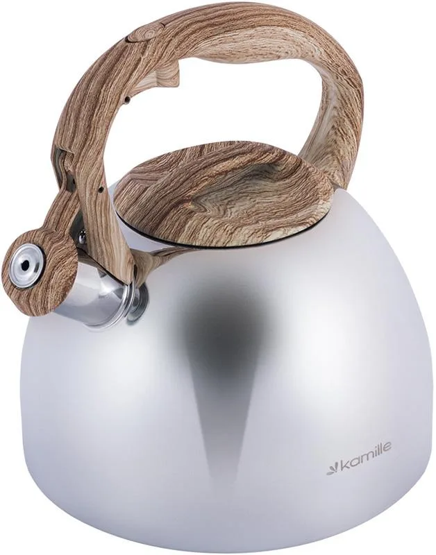 Чайник Kamille Whistling Kettle 2,7л из нержавеющей стали со свистком