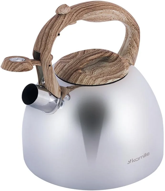 Чайник Kamille Whistling Kettle 2,7л из нержавеющей стали со свистком