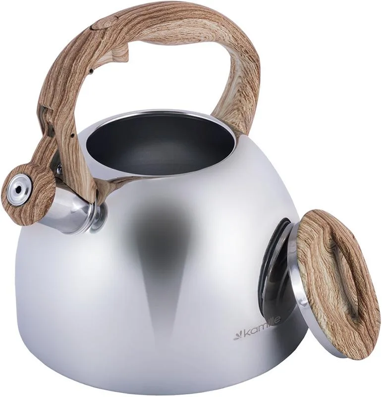 Чайник Kamille Whistling Kettle 2,7л из нержавеющей стали со свистком