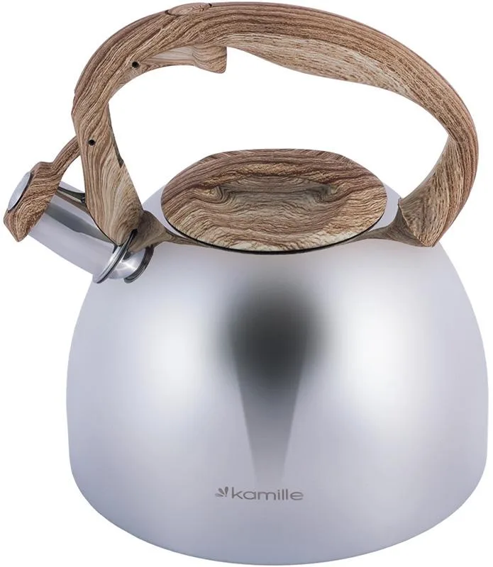 Чайник Kamille Whistling Kettle 2,7л из нержавеющей стали со свистком