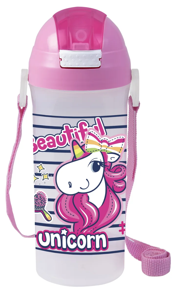 Пляшка для води Herevin пластикова 0.6 л Unicorn