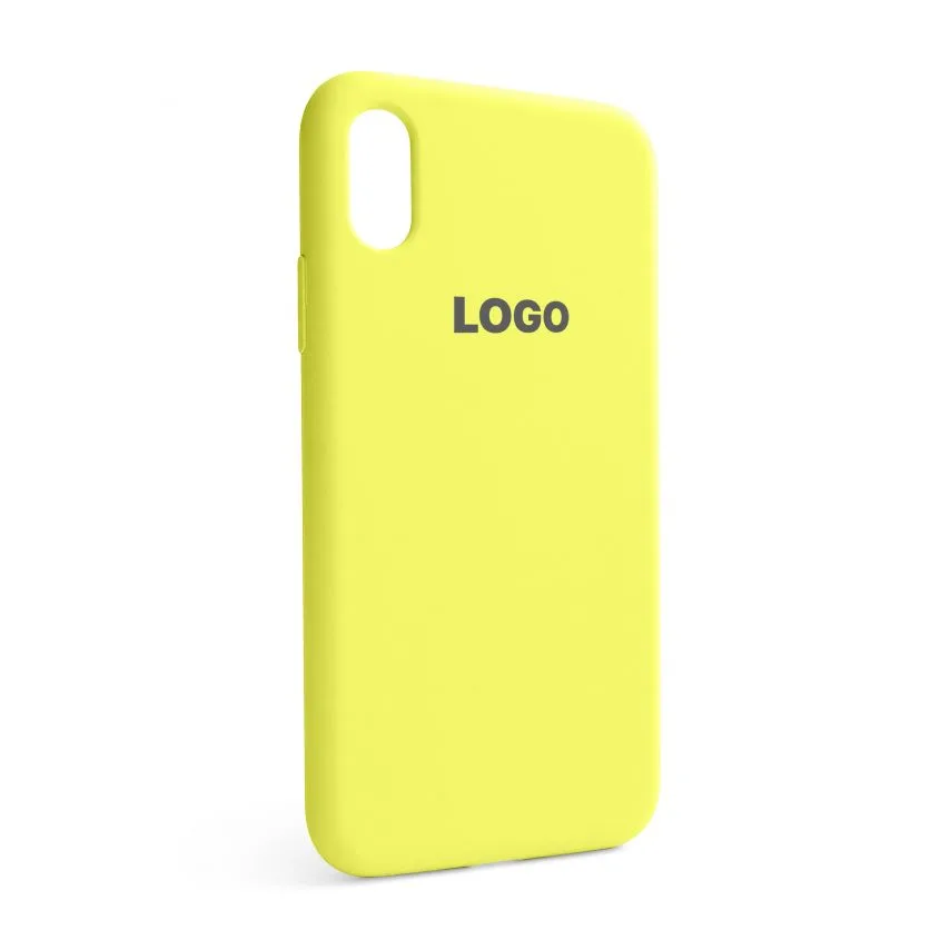 Чохол силіконовий для смартфонів Full Silicone Case жовтий