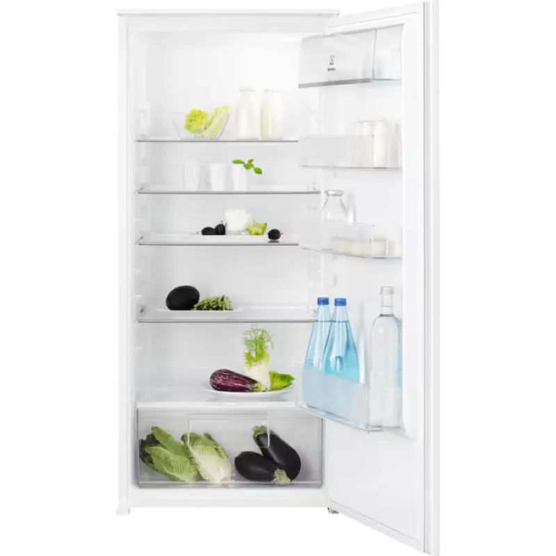 Вбудована холодильна камера Electrolux, 122x55x55 см, об'єм 207 л, клас енергоспоживання E, температурний режим ST, біла.