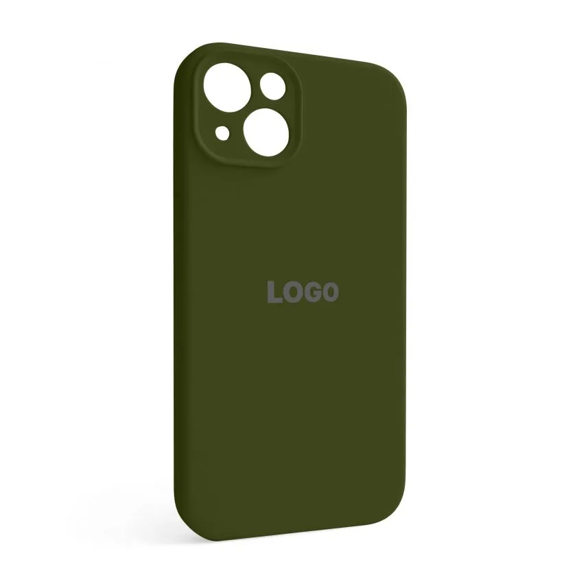 Чохол Silicone Case для Apple iPhone 13 силіконовий зелений