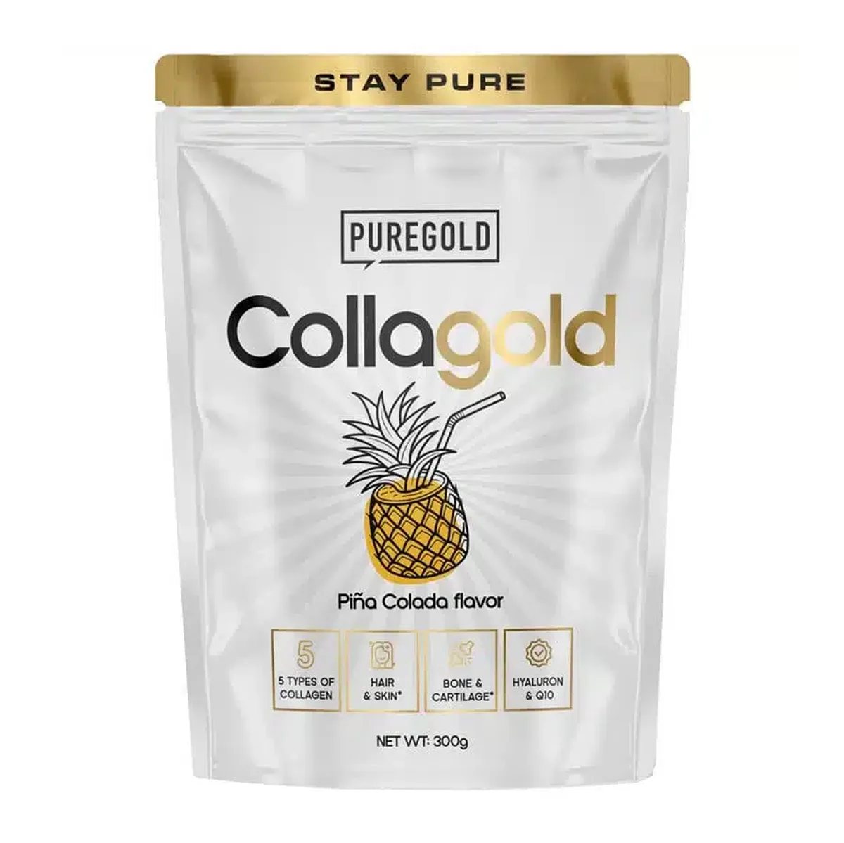 Pure Gold CollaGold Порошок коллагену 300 г Піна Колада