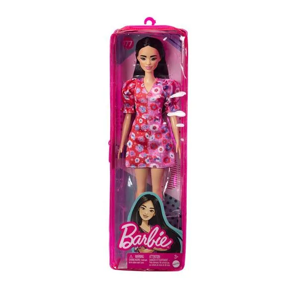 Лялька Barbie 29 см Пластикова Рожевий Квітковий принт