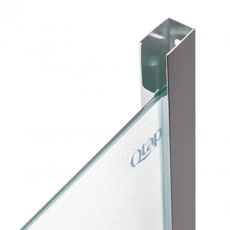 Душова кабіна Qtap Presto CRM1088AP5 80x80 см матове скло 5 мм розсувні двері хром