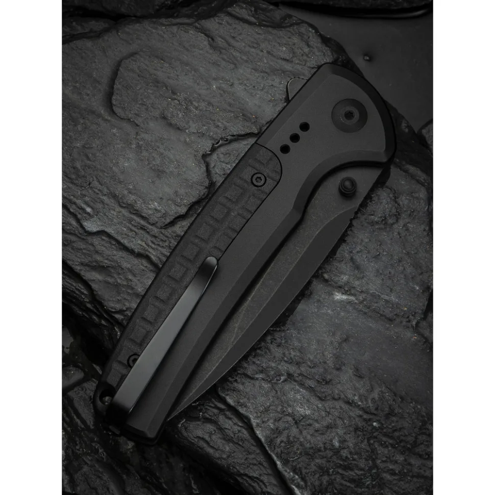Складаний ніж Civivi Nitro-V 9,4 см чорний алюміній FRN