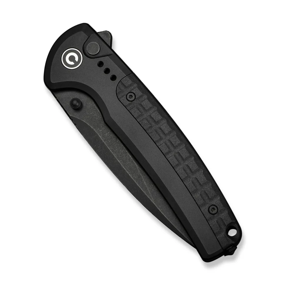 Складаний ніж Civivi Nitro-V 9,4 см чорний алюміній FRN