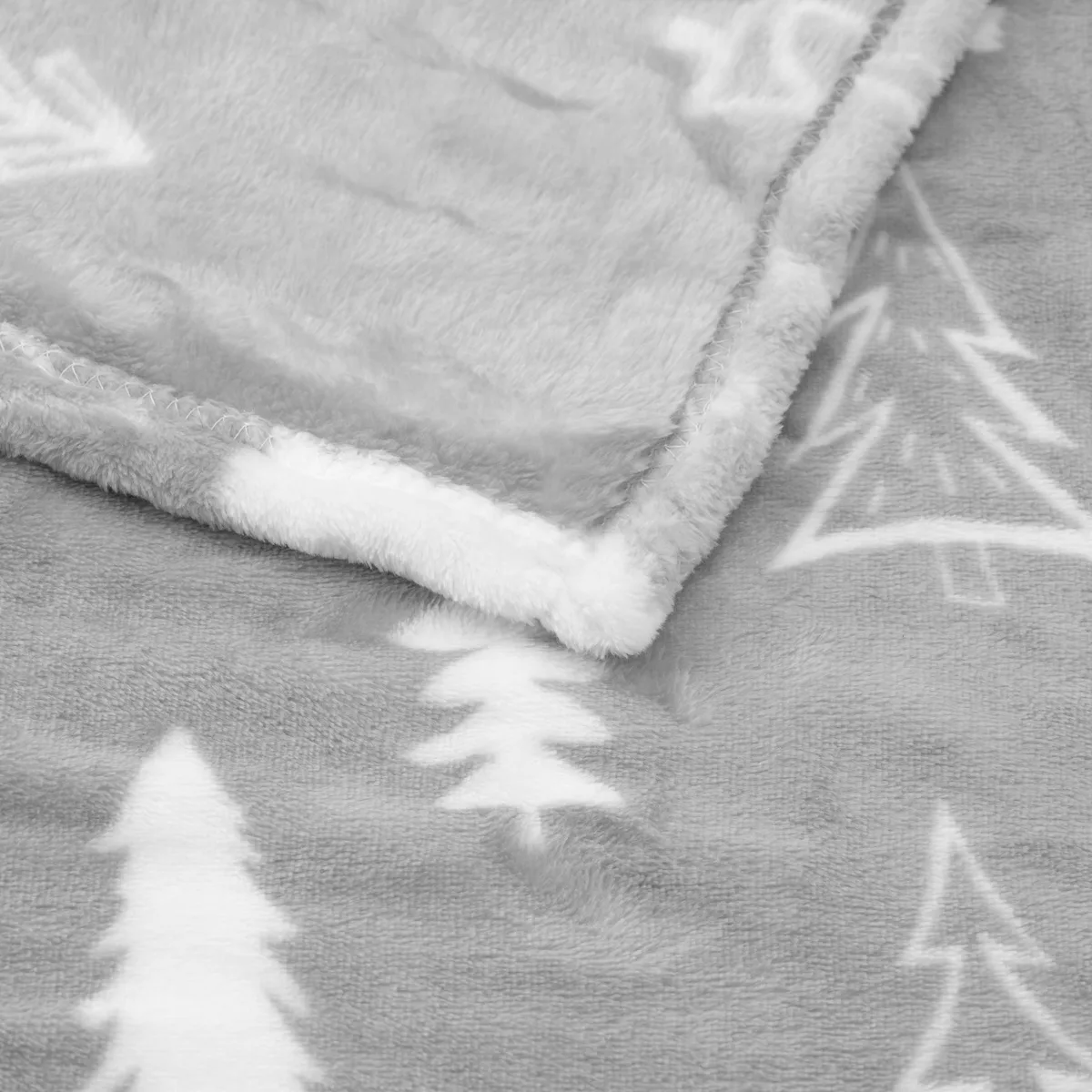 Плед ARDESTO Flannel 160х200см поліестер ялинки для спальні вітальні дитячої пікніка