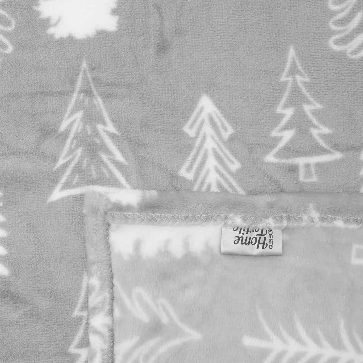 Плед ARDESTO Flannel 160х200см поліестер ялинки для спальні вітальні дитячої пікніка