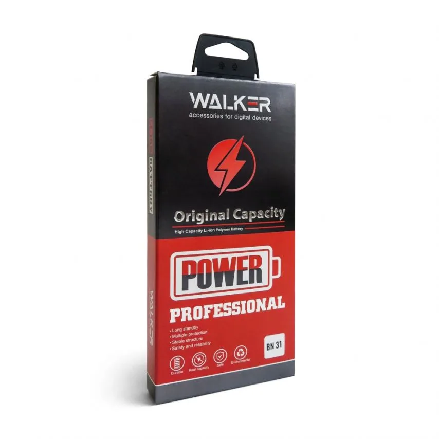 Акумулятор WALKER 3000mAh для Xiaomi Mi A1 Mi 5X Redmi Note 5A 3,85V Original