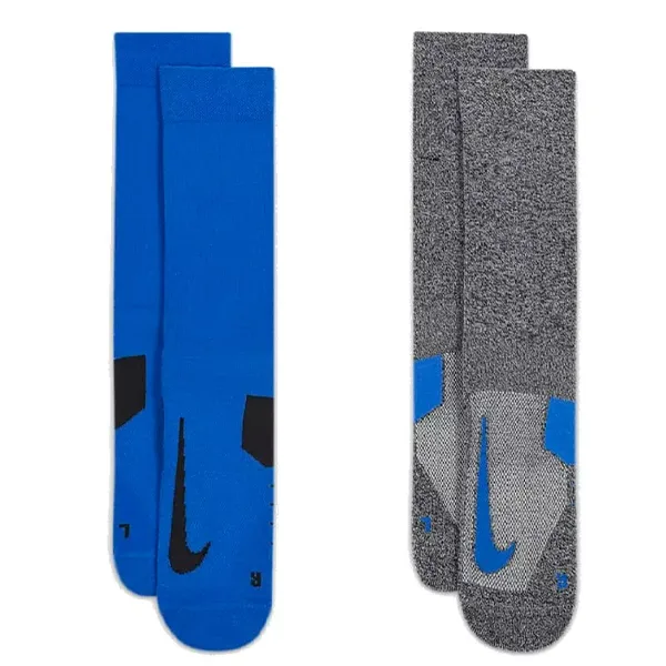 Шкарпетки Nike полiестер 38-42 синій сірий 2 пари