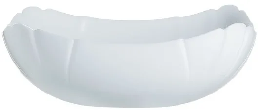 Салатник Luminarc загартоване скло 20 см білий квадратний