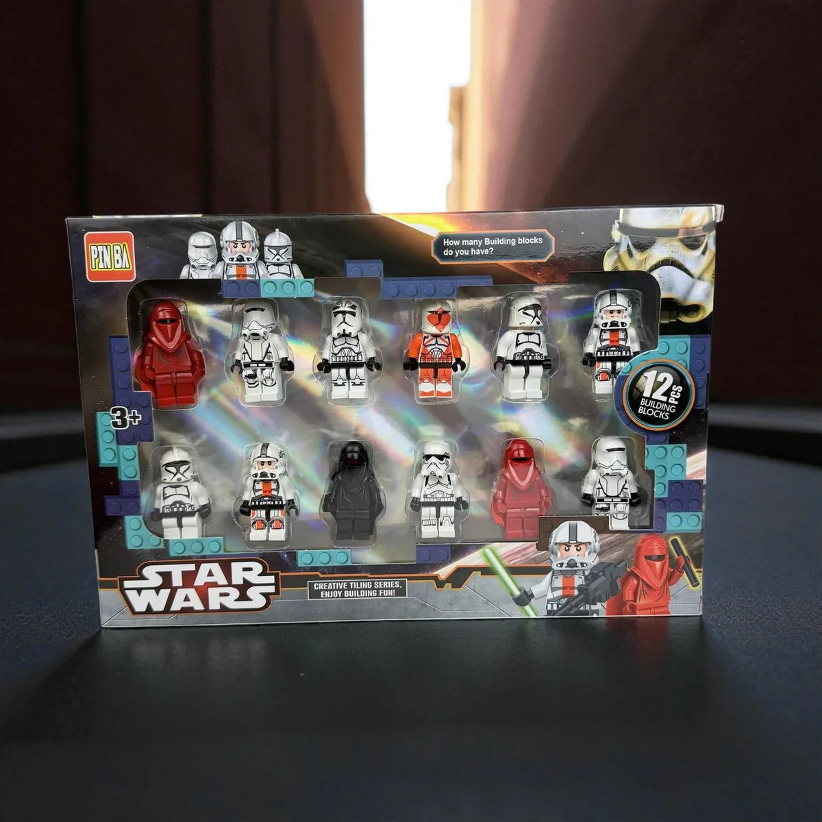Ігрові фігурки Star Wars 12 шт набір LEGO пластик різні кольори 25,5х18х3,5 см
