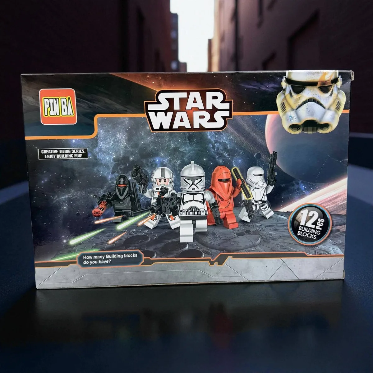 Ігрові фігурки Star Wars 12 шт набір LEGO пластик різні кольори 25,5х18х3,5 см