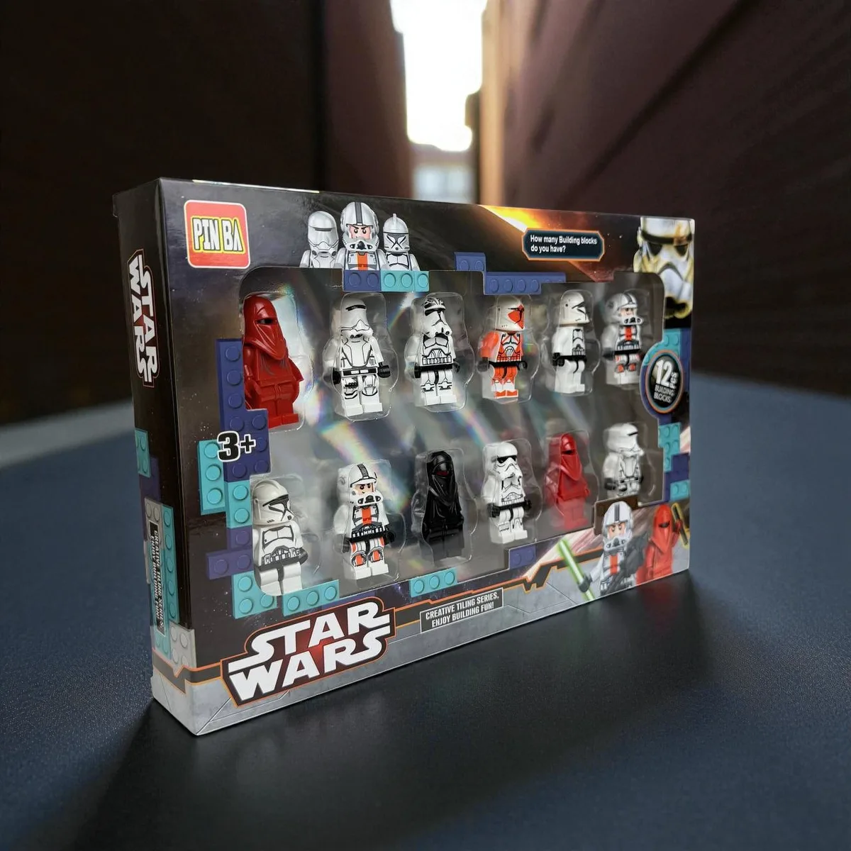 Ігрові фігурки Star Wars 12 шт набір LEGO пластик різні кольори 25,5х18х3,5 см