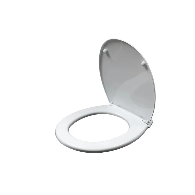 Сидіння унітазу Slim Duroplast Soft-close 360х430 мм Біле