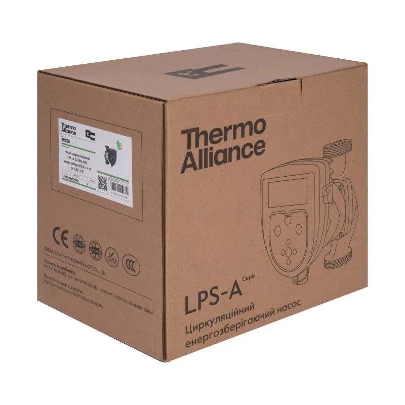 Циркуляційний насос Thermo Alliance LPSA 32/80/180 енергозберігаючий 65 Вт мідь 150х200х220 мм