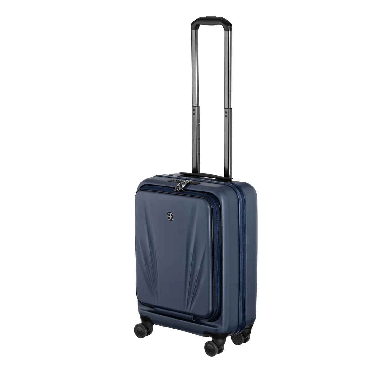 Валіза Wenger Skyon Hardside Carry-On, мала, з відсіком для н/б 16", полікарбонат, TSA, 4 колеса, розширення, USB, синій