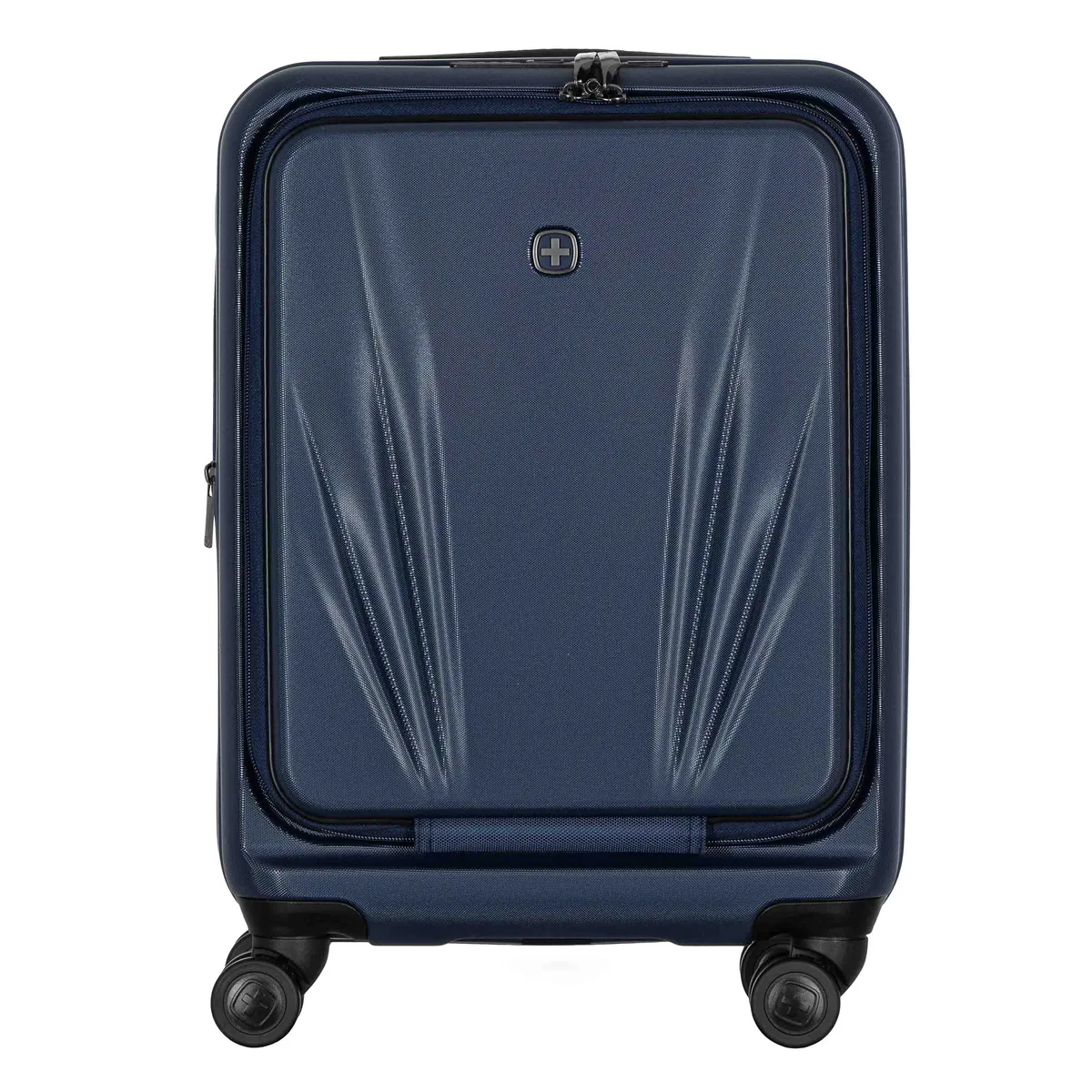 Валіза Wenger Skyon Hardside Carry-On, мала, з відсіком для н/б 16", полікарбонат, TSA, 4 колеса, розширення, USB, синій