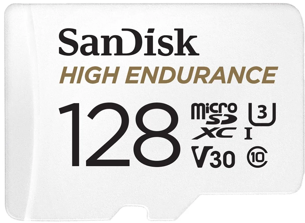 Карта пам'яті SanDisk microSD 128GB UHS-I U3 V30 High Endurance