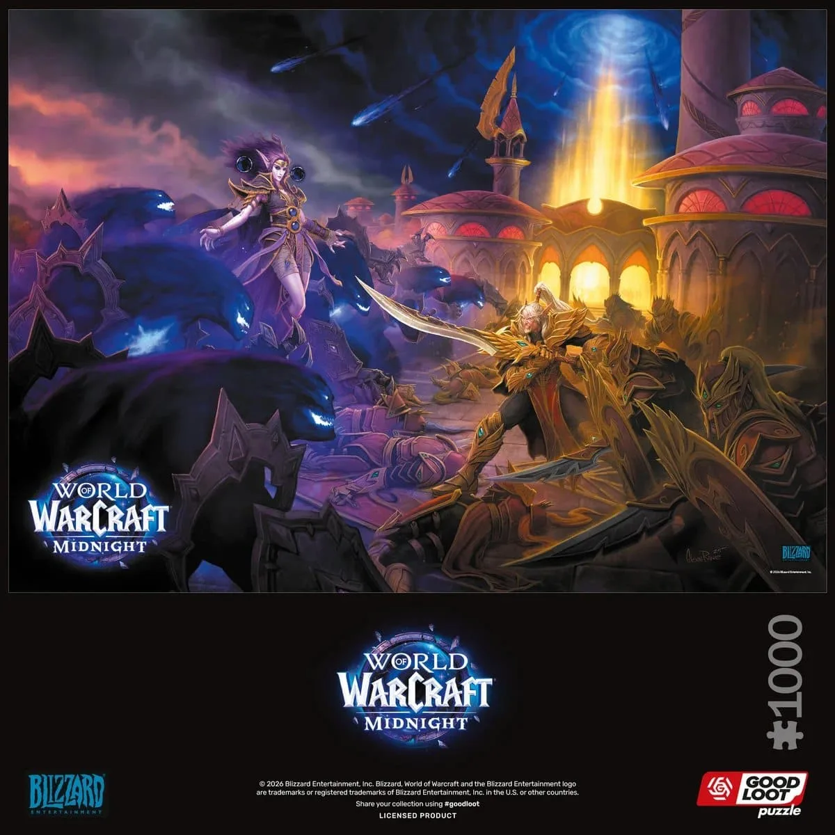 Пазл GoodLoot картон 1000 од Тематична ілюстрація World of Warcraft